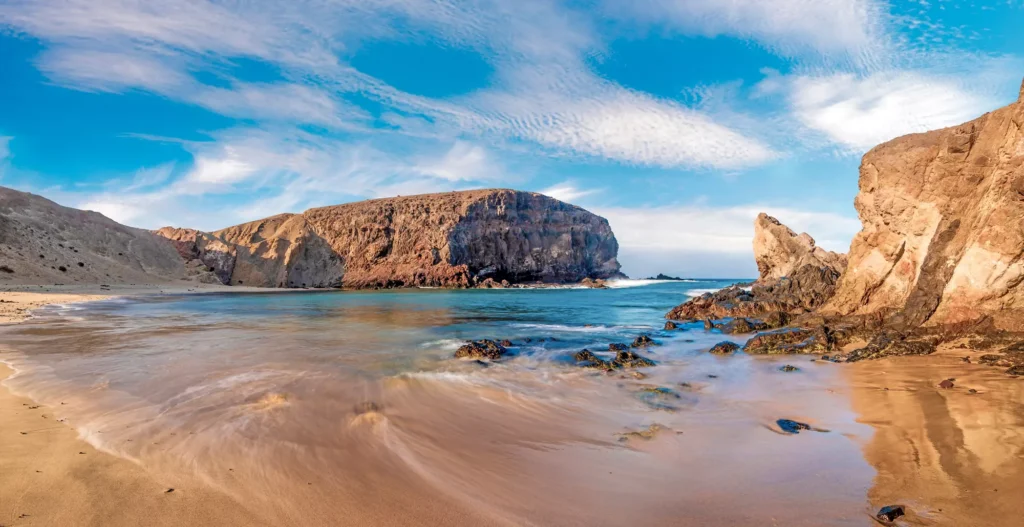 Papagayo beach in Lanzarote, Canary Islands