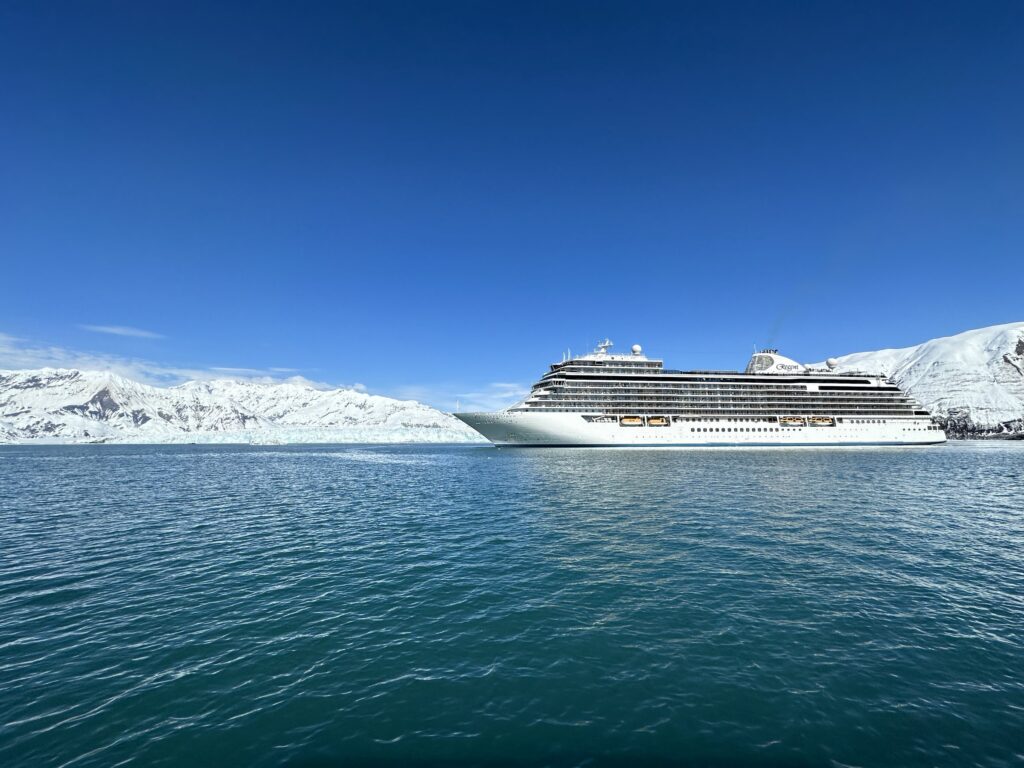 Regent Seven Seas Explorer cruising in Alaska