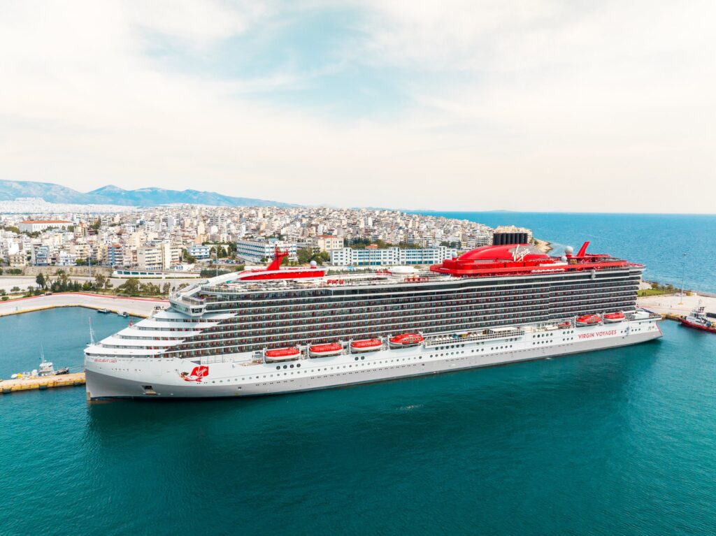 Resilient Lady docked near Athens, Greece
