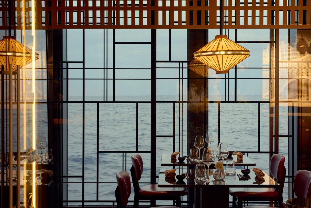 Sakura Asian restaurant aboard Explora Journeys