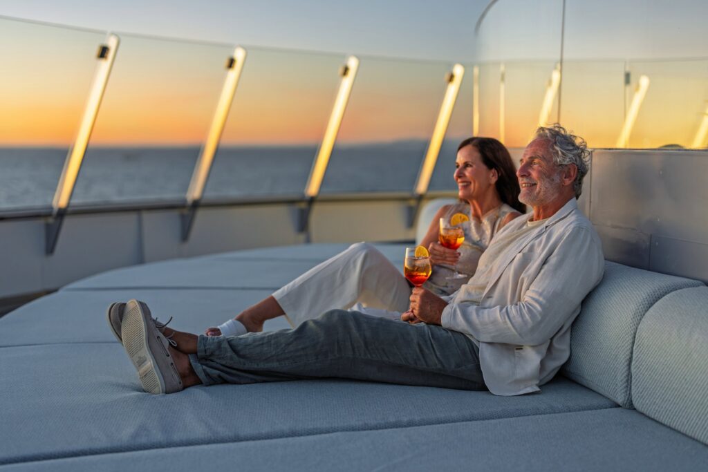 Sky Deck lounge aboard Scenic Eclipse II