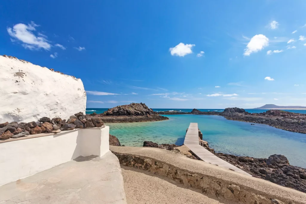 The coastline at Puerto del Rosario, Fuerteventura