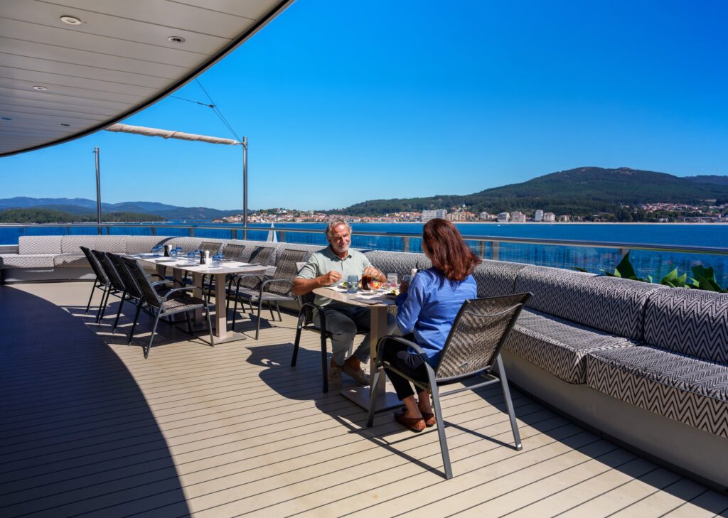 Yacht Club dining aboard Scenic Eclipse II