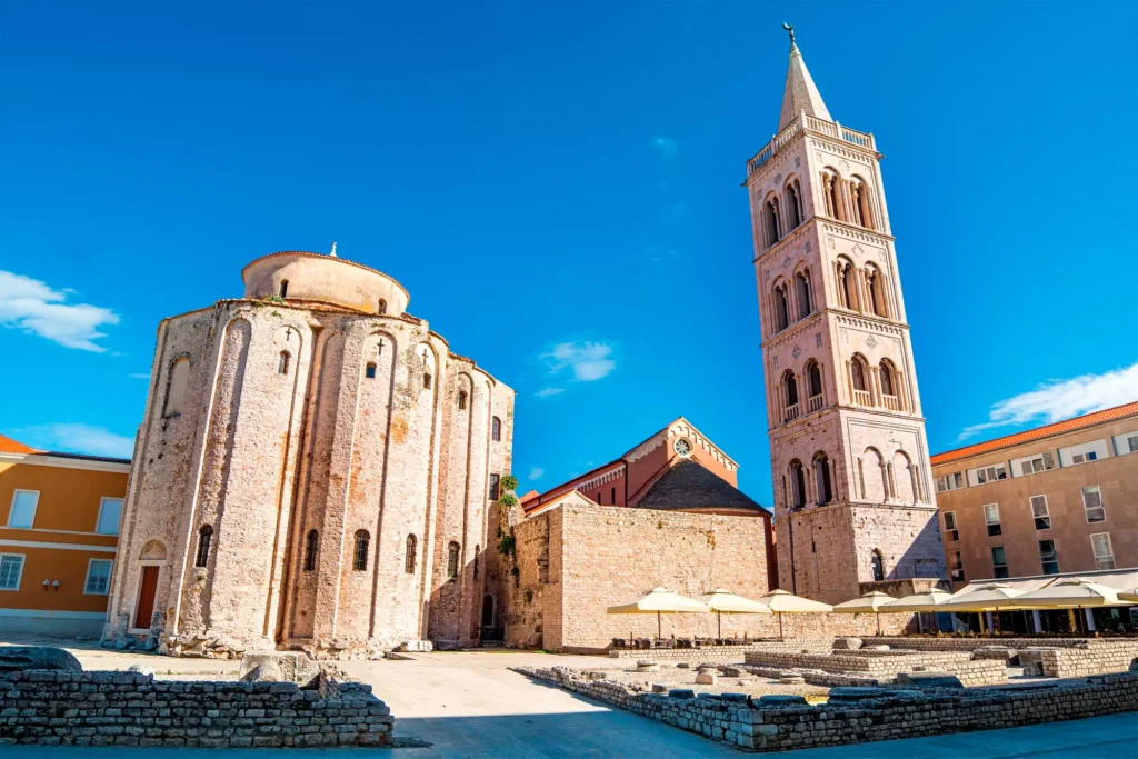 Zadar's historic church and forum, Croatia